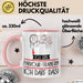 Geschenk für Parkour-Trainerin Tasse Lustige Geschenkidee Geburtstag Ich Bin Parkour-Trainerin Ich Darf Das Rosa Trendation