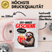 Sarkastisches Faultier Tasse Geschenk Lustige Geschenkidee Spruch Last Minute Geschenk Rosa Trendation
