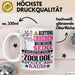 Zoologe Geschenk Tasse Lustiger Spruch Erheben Sie Sich Der Zoologe Betritt den Raum Weiß Trendation
