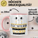 Fechterin Weil Es Keinen Schöneren Beruf Gibt Tasse Geschenk für Eine Fechterin Lustig Rosa Trendation