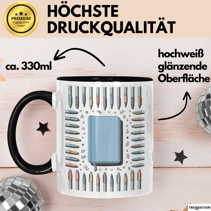 Journal Schreiber Tasse Geschenk Lustige Geschenkidee Spruch Für Achtsame Autoren Trendation