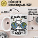 Fahrradfahrer Tasse Geschenk Klimaschutz Umsetzungsgerät Geschenkidee Umweltschutz Klimafreundlich Becher Weiß Trendation