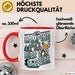 Camper Camping Bierliebhaber Tasse Geschenk Lustige Geschenkidee Spruch Beim Camping Gibt’S Schon Bier Vor Vier Rot Trendation