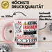 Rockerin Tasse Geschenk Lustiger Spruch Bitte Erheben Sie Sich Seine Majestät Die Rockerin Betritt Den Raum Rosa Trendation