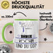Köchin Tasse Geschenk Ich Bin Köchin Und Du So Geschenkidee Lustiger Spruch Becher Grün Trendation