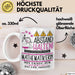 Mathematikerin Tasse Geschenk Lustig Abstand Halten Hochleistungs-Mathematikerin Mit Drang Zur Perfektion Bei Der Arbeit Weiß Trendation