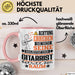 Gitarrist Geschenk Tasse Lustiger Spruch Erheben Sie Sich Der Gitarrist Betritt den Raum Rosa Trendation