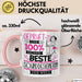 Beste Sounddesignerin Der Welt Tasse Geschenk für Eine Sounddesignerin Geprüft Und Sicher Geschenkidee Geburtstag Weihnachten Rosa Trendation