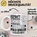 Polo-Spieler Geschenk Lustiger Spruch für Polo-Spieler Geschenkidee Bester Polo-Spieler Der Welt Weiß Trendation