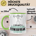 Fitnessfreak Geschenk Tasse So Gut Kann Nur Ein Fitnessfreak Aussehen Geschenkidee Kaffee-Becher Grün Trendation