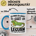Leguan-Besitzer Tasse Geschenk Sei Immer Du Selbst Es Sei Denn Du Kannst Ein Leguan Sein Blau Trendation