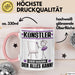 Künstler Tasse Geschenk für Künstler Der Mann Der Alles Kann Geschenkidee zum Geburtstag Rosa Trendation