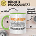 Maschinenbauingenieur Ingenieurwesen Tasse Geschenk Lustige Geschenkidee Spruch Was An Dem Verstehst Du Nicht Grün Trendation