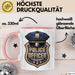 Polizist Tasse Geschenkidee für Strafverfolgung Rosa Trendation