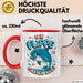 Delfin Tierliebhaber Tasse Geschenk Lustige Geschenkidee Spruch Ich Flippe Gleich Aus Rot Trendation