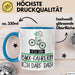 Geschenk für BMX-Fahrerin Tasse Lustige Geschenkidee Geburtstag Ich Bin BMX-Fahrerin Ich Darf Das Blau Trendation