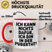 Teenager Jugend Sarkasmus Tasse Geschenk Lustige Geschenkidee Spruch Ich Kann Nichts Dafür Ich Bin In Der Pubertät Rot Trendation