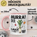 18. Geburtstag Tasse Geschenk Jungs Männer Mann 18Er Hurra Der Lauch Wird 18 Rosa Trendation