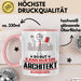 Architekt Geschenk Tasse So Gut Kann Nur Ein Architekt Aussehen Geschenkidee Kaffee-Becher Rosa Trendation