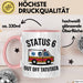 Rettungsdienst Notfallsanitäter Tasse Geschenk Lustige Geschenkidee Spruch Status 6 Außer Dienst Emergency Paramedic Tatütata Rosa Trendation