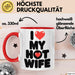 Ehefrau Ehefrauen Verheiratete Frauen Sarkasmus Tasse Becher Geschenk Lustige Geschenkidee Spruch Ich Liebe Meine Heiße Frau Rot Trendation