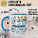 Singer-Songwriterin Tasse Geschenk Lustig Abstand Halten Hochleistungs-Singer-Songwriterin Mit Drang Zur Perfektion Bei Der Arbeit Blau Trendation