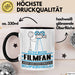 Filmfan Geschenk Tasse Ich Bin Filmfan Aber Sag Doch Einfach Superheld Lustige Geschenkdiee für Filmfan Kaffee-Becher Schwarz Trendation