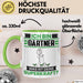 Gärtner Tasse Geschenk für Gärtner Geburtstag Lustiger Spruch Kaffee-Becher Was Ist Deine Superkraft Grün Trendation