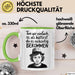Sarkastischer Sarkasmus Tasse Geschenk Lustige Geschenkidee Spruch Tun Wir Einfach So Als Hättest Du Es Rechtzeitig Bekommen Grün Trendation