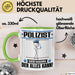 Polizist Tasse Geschenk für Polizist Der Mann Der Alles Kann Geschenkidee zum Geburtstag Grün Trendation