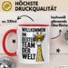 Office Arbeitskollege Tasse Geschenk Lustige Geschenkidee Spruch Willkommen Im Besten Team Der Welt Rot Trendation