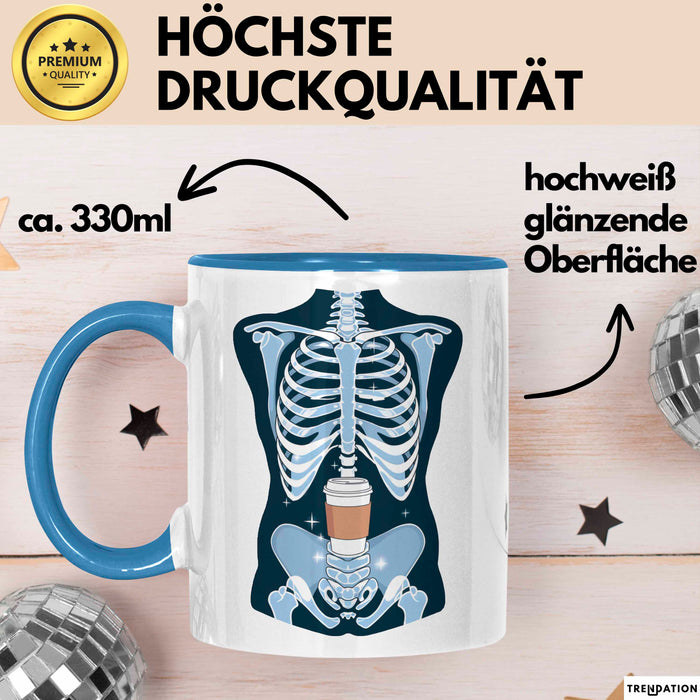 Radiologe Tasse Geschenk Lustige Geschenkidee Spruch Für Bildgebungs Profis Blau Trendation
