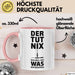 Handwerker Reparateur Tasse Geschenk Lustige Geschenkidee Spruch Der Tut Nix Der Will Nur Was Reparieren Rosa Trendation