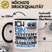 Systemadministrator Ausbildung Tasse Geschenk Ich Bin Systemadministrator In Der Ausbildung Ich Darf Das Geschenkidee Spruch Schwarz Trendation