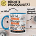 Indie-Fan Tasse Geschenk Spruch Wer Will Schon Prinzessin Sein Wenn Man Auch Indie-Fan Sein Kann Blau Trendation