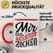 Zocker Gamer Geschenk Tasse Kaffee-Becher Mir Egal Ich Geh Zocken Geschenkidee Jungs Gaming Idee Rot Trendation