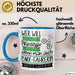 BMX-Fahrerin Tasse Geschenk Spruch Wer Will Schon Prinzessin Sein Wenn Man Auch BMX-Fahrerin Sein Kann Blau Trendation