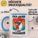 Huhn Tier Bauer Tasse Becher Geschenk Lustige Geschenkidee Spruch Der Herr Der Hühner Blau Trendation