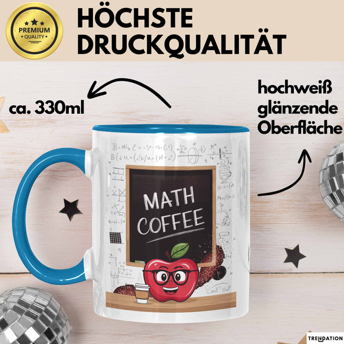 Lehrer Tasse Geschenk Lustige Geschenkidee Spruch Für Pädagogen Blau Trendation