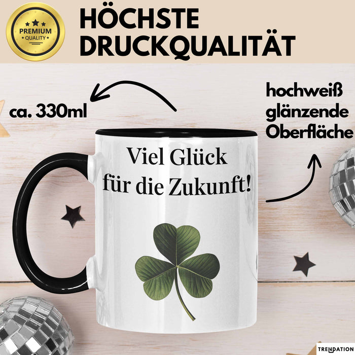 Büroarbeit Kollege Abschied Tasse Geschenk Lustige Geschenkidee Spruch Viel Glück Für Die Zukunft Trendation