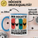 Huhn Tier Bauer Tasse Becher Geschenk Lustige Geschenkidee Spruch Mir Reichts Ich Geh Zu Meinen Hühnern Blau Trendation