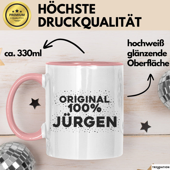 Juergen Tasse Original 100% Juergen Geschenk