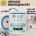 Hip-Hop-Produzentin Geschenk Tasse Becher Die Frau Die Allen Kann Geschenkidee für eine Hip-Hop-Produzentin Lustig Blau Trendation