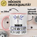 Geschenk für Chemikerin Tasse Lustige Geschenkidee Geburtstag Ich Bin Chemikerin Ich Darf Das Rosa Trendation