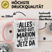 Marion Tasse Geschenk Alles Ist Gut Marion Ist Jetz Da Geschenkidee Becher mit Name Rosa Trendation