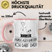 Geschenk für Hundeausführerin Tasse Lustige Geschenkidee Geburtstag Ich Bin Hundeausführerin Ich Darf Das Rosa Trendation