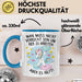 Office Arbeitskollege Einhorn Tasse Geschenk Lustige Geschenkidee Spruch Man Muss Nicht Verrückt Sein Um Hier Zu Arbeiten Aber Es Hilft Blau Trendation