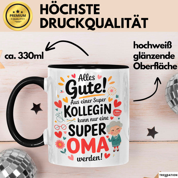 Oma Tasse Geschenkidee Beste Kollegin Oma Geschenk Trendation