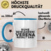 Verena Tasse Ruhe Bewahren! Verena Regelt Das! Geschenk Blau Trendation
