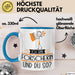 Forscherin Tasse Geschenk Ich Bin Forscherin Und Du So Geschenkidee Lustiger Spruch Becher Blau Trendation